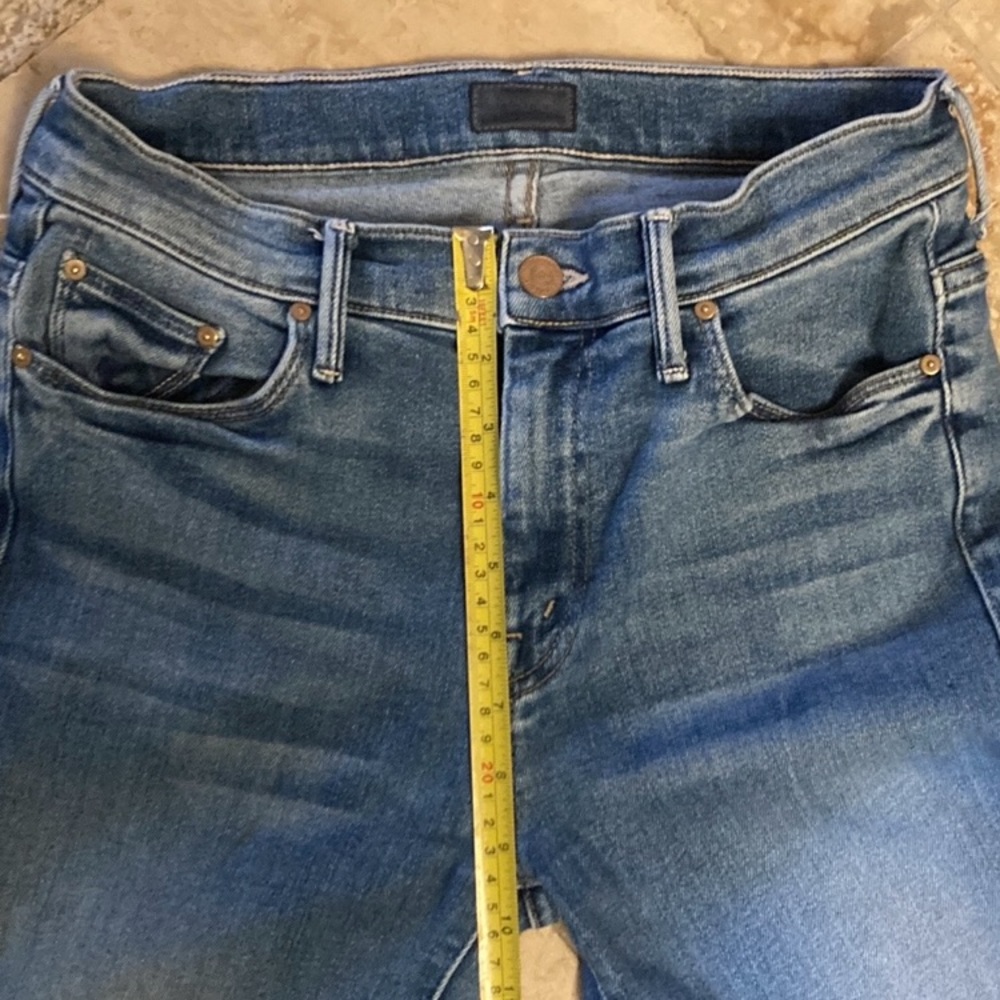 MOTHER FLARE JEANS- The Weekender Fray